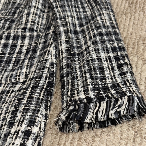 Kate Spade Black and White Tweed pea coat - Picture 4 of 5